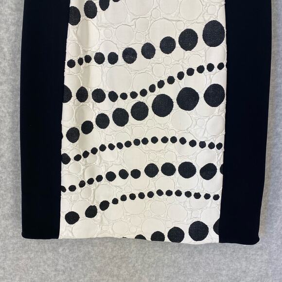 ✨ Joseph Ribkoff Polka Dot Cowl Neck Dress | Size 4 - Picture 4 of 13